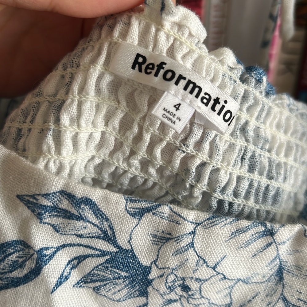 Reformation Jonas linen two piece set in Corsica - Picture 6 of 9